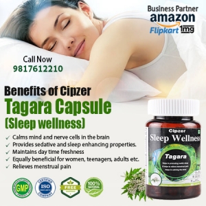 Tagara capsule promotes Sleep, treats insomnia, regulates Bl