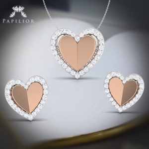 Different Types of Diamond Pendant sets - Papilior