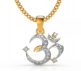 	Make your presence felt with this super stylish ‘OM’ diamon